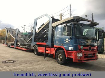 Autotransporter truck Mercedes-Benz ACTROS 1844 * LOHR  AUFBAU *: picture 1