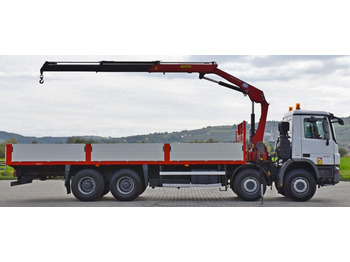Crane truck, Dropside/ Flatbed truck Mercedes-Benz ACTROS 3241 *HMF 1430 - K2/FUNK * TOPZUSTAND: picture 5