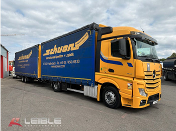 Curtain side truck Mercedes-Benz Actros 1842*H&W*Jumbo*Durchlade*116m³*: picture 3
