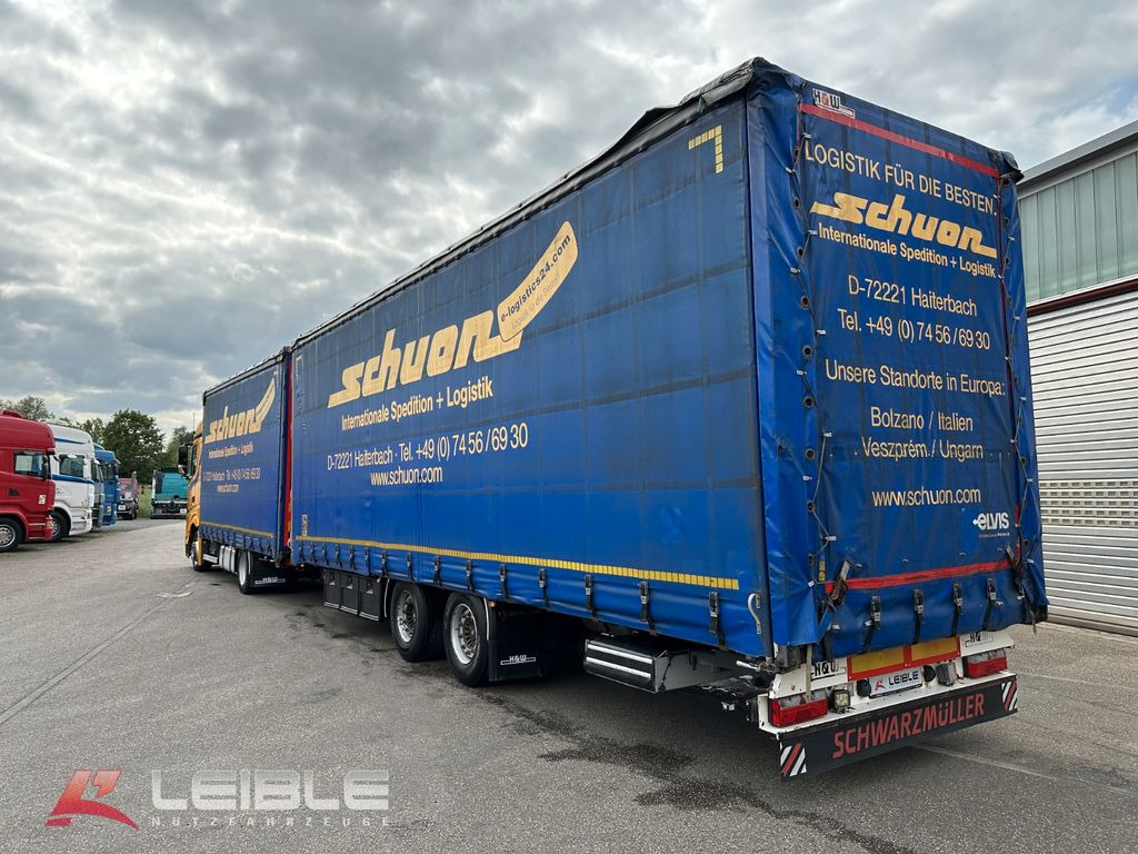 Curtain side truck Mercedes-Benz Actros 1842*H&W*Jumbo*Durchlade*116m³*: picture 5