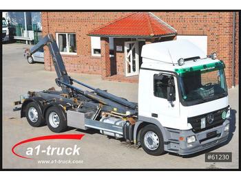 Hook lift truck Mercedes-Benz Actros 2541 LL, Meiller RK 20/70, Lenkachse,: picture 1