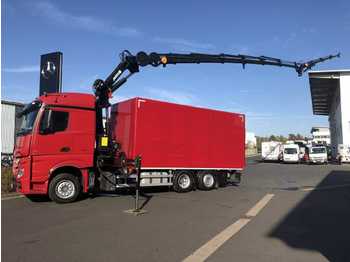 Curtain side truck Mercedes-Benz Actros 2543 L 6x2 Koffer+LBW+Kran+Fly-Jib+Winde: picture 1