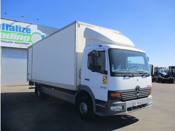 Box truck Mercedes-Benz Atego 1218 full steel - manual - lames: picture 1