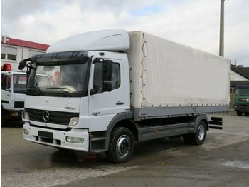 Curtain side truck Mercedes-Benz Atego 1224 L  Pritsche Plane: picture 1
