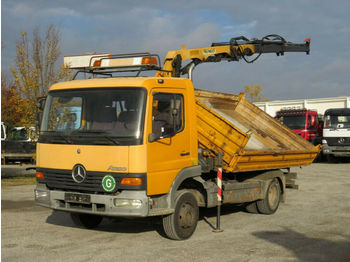 Tipper, Crane truck Mercedes-Benz Atego 815 K 2-Achs Kipper Kran: picture 1
