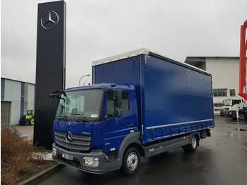 Curtain side truck Mercedes-Benz Atego 818  L Pritsche/Plane Klima Schiebplanen: picture 1