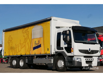 Curtain side truck RENAULT Premium 430