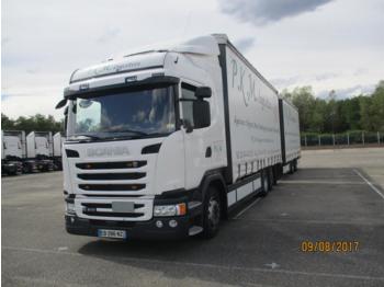 Curtain side truck SCANIA G410: picture 1