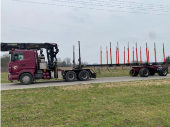 SCANIA R500 - Logging truck, Crane truck: picture 3