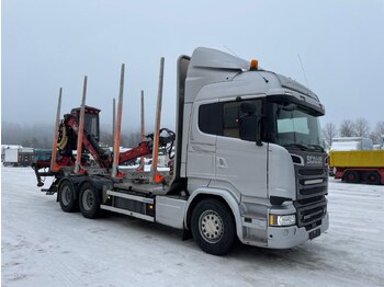 Logging truck, Crane truck SCANIA R730: picture 1