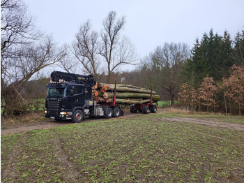 SCANIA R730 - Logging truck, Crane truck: picture 5