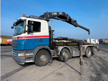 Scania G480 8x26 Multilift Hiab 322 EP-5 Hipro  - Crane truck, Cable system truck: picture 1