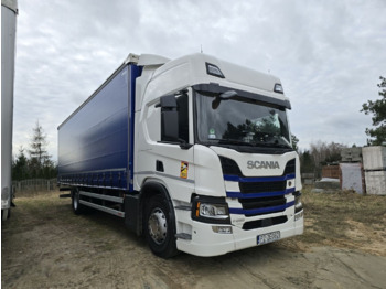 Scania P280 ,Steel/Air , Automat - Curtain side truck: picture 1