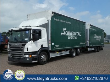 Curtain side truck Scania P410 6x2 combi 237tkm: picture 1
