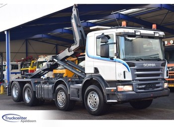Hook lift truck Scania P 420, 8x2 + Robson = 8x4, Manuel, Truckcenter Apeldoorn: picture 1