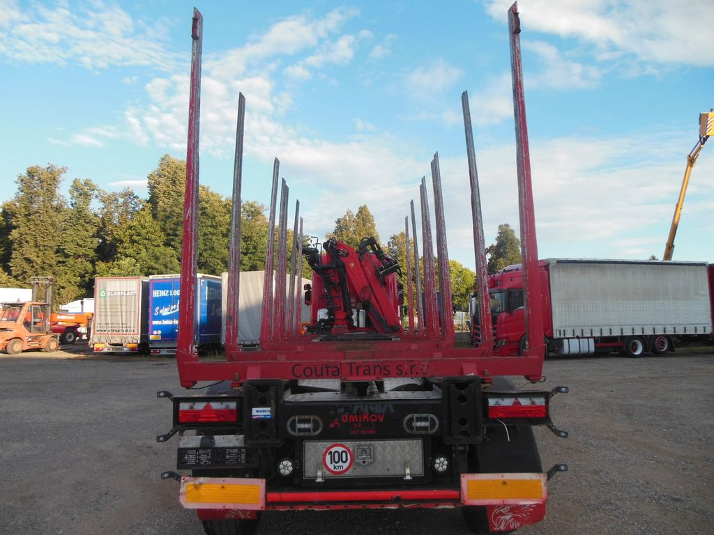 Logging truck, Crane truck Scania R450,6X4, KRAN, EPSILON 170 + UMIKOV TELESKOP: picture 13