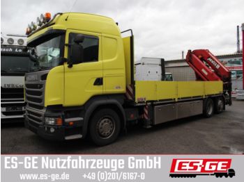 Dropside/ Flatbed truck Scania R490 LB6x2 mit MKG-Ladekran HLK531 HPa5: picture 1