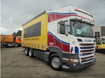 Curtain side truck Scania R500 V8 + Euro 5 + Retarder + Lift + 6x2: picture 3