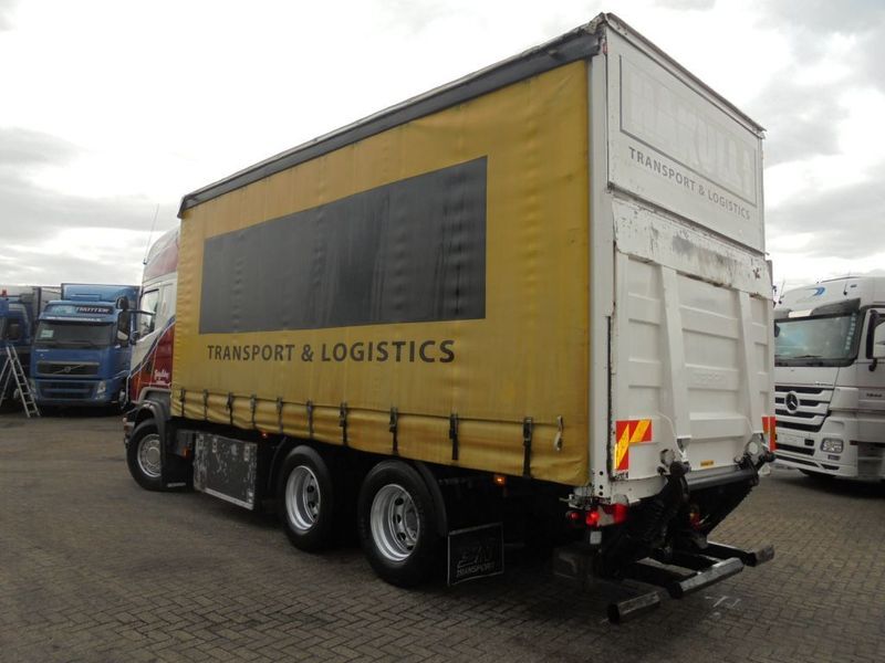 Curtain side truck Scania R500 V8 + Euro 5 + Retarder + Lift + 6x2: picture 7