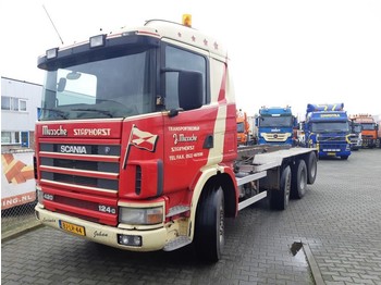 Container transporter/ Swap body truck Scania R 124 GB 8X2/4 NA 420: picture 1