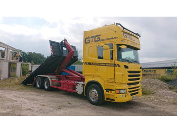 Scania R 730 Abroller  voll Luft  - Hook lift truck: picture 4