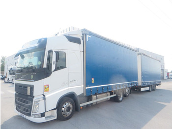 Curtain side truck Volvo FH460 6x2 tandem jumbo 7.3+8.2m: picture 1