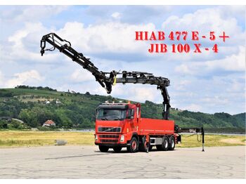 Crane truck Volvo FH 440 * HIAB 477 E-5HIPRO +JIB100X-4 /FUNK*8x4: picture 1