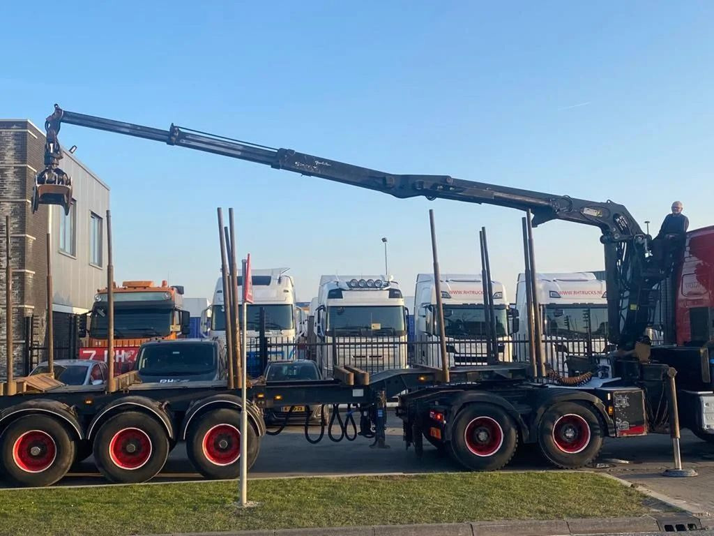 Logging truck, Crane truck Volvo FH 540 6X4 EURO 6 + EPSILON S260Z96 + TRAILER 4: picture 5