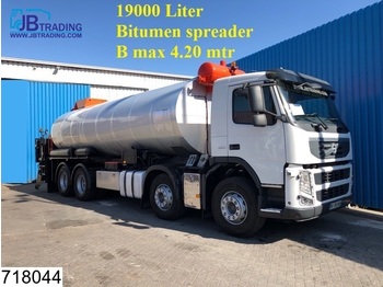Tanker truck Volvo FM13 380 Bitum spreader, 8x2, EURO 5, Steel suspension, Acmar 19000 Liter, B Max 4,20 mtr: picture 1