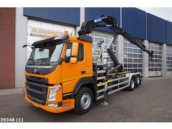 Volvo FM 410 HMF 23 ton/meter laadkraan - Hook lift truck, Crane truck: picture 1