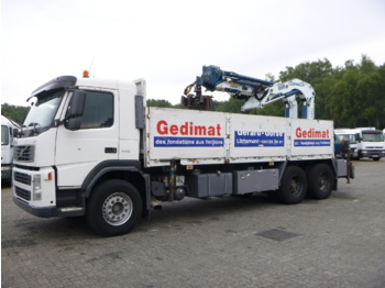 Dropside/ Flatbed truck, Crane truck Volvo FM 440 6x4 + Cormach 34000 E5 + rotator + brick grapple: picture 1