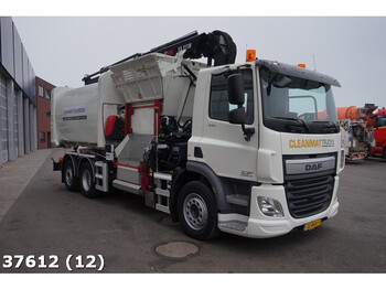 Garbage truck DAF FAN CF 330 Welvaarts weegsysteem 21 ton/meter laadkraan: picture 4