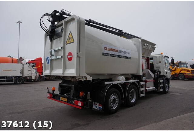 Garbage truck DAF FAN CF 330 Welvaarts weegsysteem 21 ton/meter laadkraan: picture 3