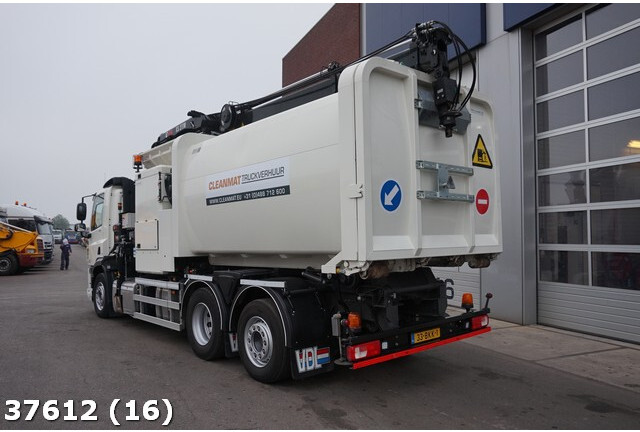 Garbage truck DAF FAN CF 330 Welvaarts weegsysteem 21 ton/meter laadkraan: picture 2