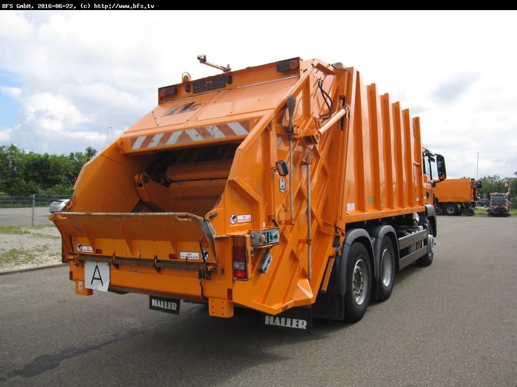 Garbage truck MAN TGS 28.320 6x2-4 BL Sperrmüll Haller M21 x1 C oh: picture 2