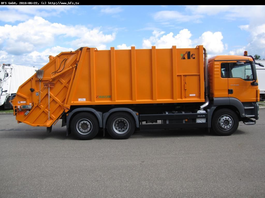 Garbage truck MAN TGS 28.320 6x2-4 BL Sperrmüll Haller M21 x1 C oh: picture 3
