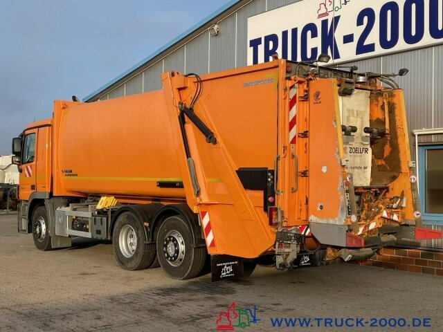 Garbage truck for transportation of garbage Mercedes-Benz 2532 Actros Faun Variopress 22m³ Zoeller Delta: picture 9