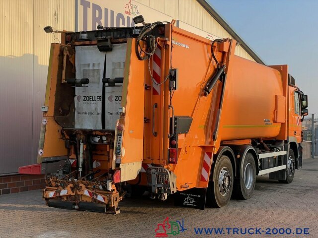 Garbage truck for transportation of garbage Mercedes-Benz 2532 Actros Faun Variopress 22m³ Zoeller Delta: picture 14