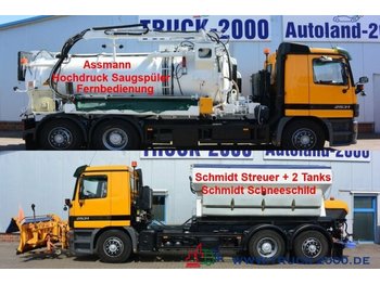 Vacuum truck Mercedes-Benz Actros 2531 Assmann HD Saug+Spülen+Winterdienst: picture 1
