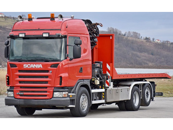 Tow truck Scania G 400 * Abschleppwagen 6,40m* KRAN + FUNK * TOP: picture 3