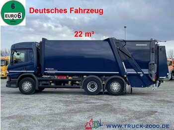 Garbage truck for transportation of garbage Scania P320 6x2 Faun Variopress 22m³+Zoeller Schüttung: picture 1