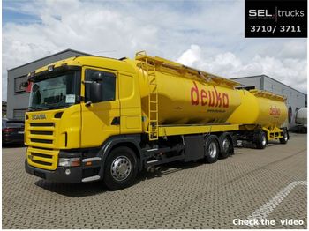 Vacuum truck Scania R 380 LB6x2*SILO /31m3 /6 Kammern /mit Anhänger: picture 1