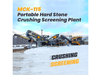 FABO MCK-115 MOBILE CRUSHING & SCREENING PLANT FOR HARDSTONE | 180-300 TPH [ Copy ] - Mobile crusher: picture 1