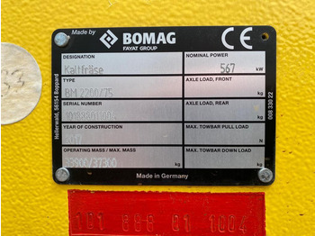 Bomag BM 2200 / 75 Cold Planer - Asphalt machine: picture 4