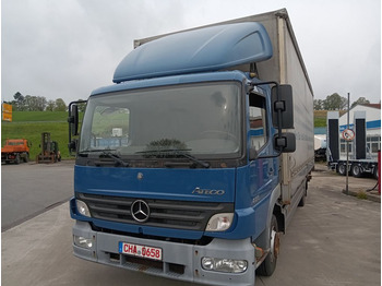 Mercedes-Benz Atego2 822  4x2L Klima, Luftgef.,AHK,Spoiler,TÜV  - Curtain side truck: picture 3