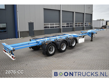D-Tec FLEXITRAILER | 2x20-30-40-45ft HC * 3x EXTENDABLE * NL TRAILER - Container transporter/ Swap body semi-trailer: picture 2