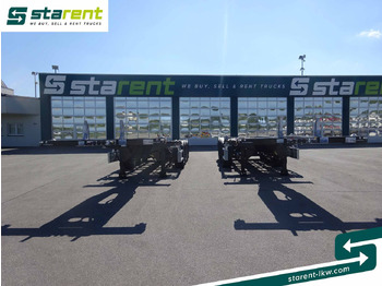 Container transporter/ Swap body semi-trailer D-TEC Flexitrailer LS Containerchassis ADR, Liftachse: picture 2