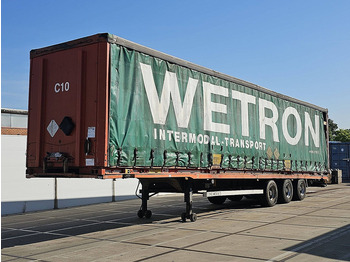 Container transporter/ Swap body semi-trailer VAN HOOL