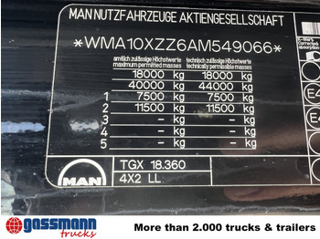 Container transporter/ Swap body truck MAN TGA 18.360 4x2 LL, Fahrschulausstattung: picture 3
