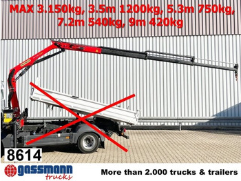 Truck mounted crane PALFINGER